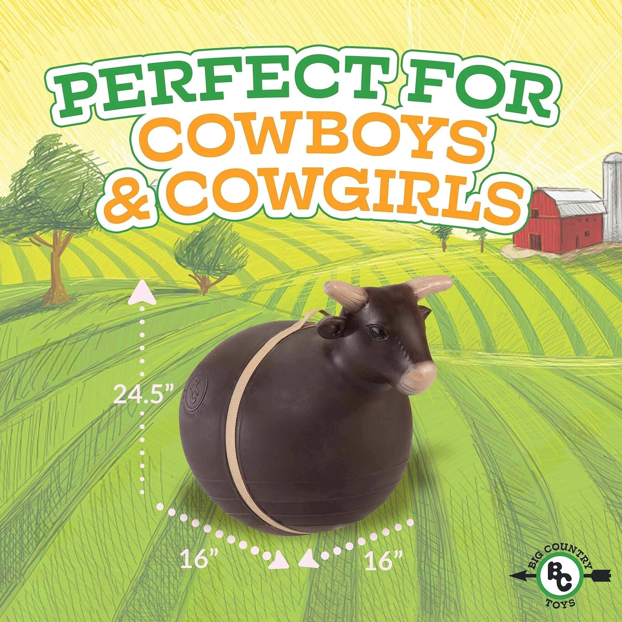 Big Country Toys Bouncy Bull Rodeo Ball Ride-On Toy